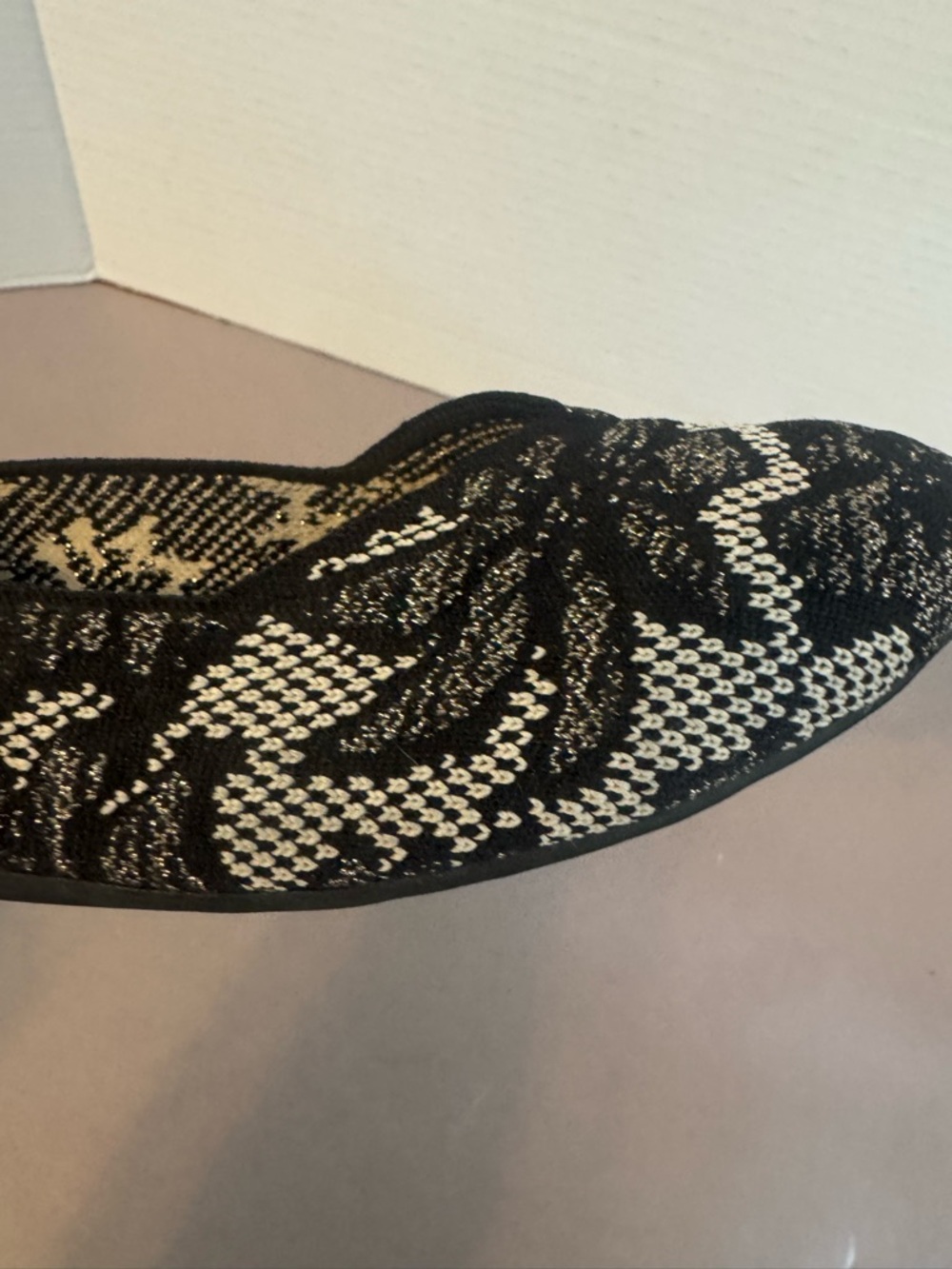 Rothy's Black and White Knit Ballet Flats - Picture 8 of 8